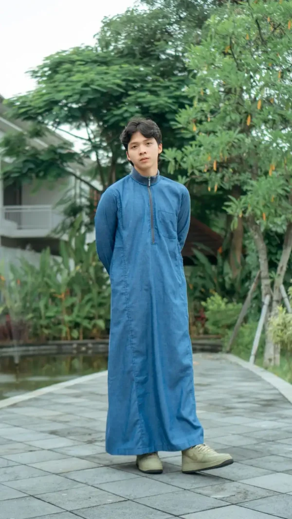 JUBAH ALVA DENIM SLIMFIT PRIA